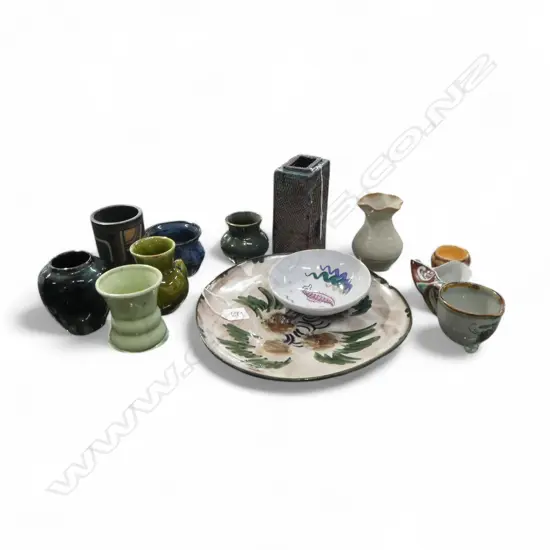 ASST. POTTERY INCLUDING AMBRICO VASE etc