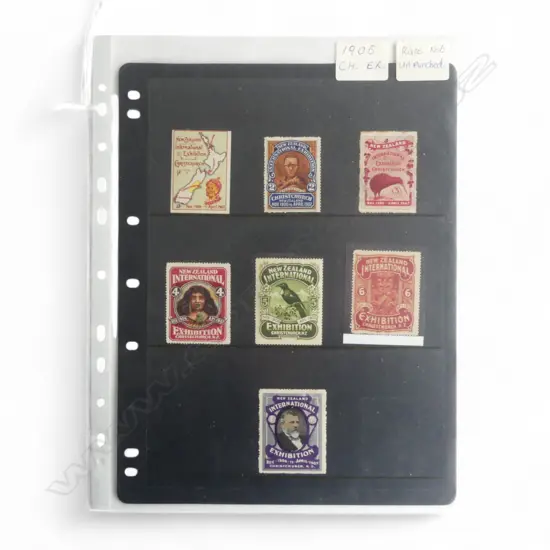 7 1906 CHRISTCHURCH EXHIBITION LABELS