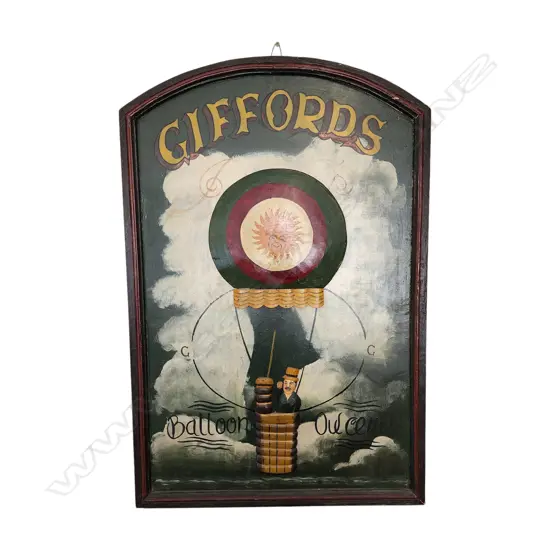 HOT AIR BALLOON RIDE 3D IN WOOD FRAME 900 x 610 mm