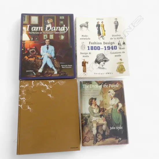 4 BOOKS; FASHION / DANDY INTEREST