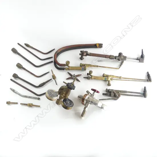 ASST. VINTAGE GAS TOOLS, ATTACHMENTS etc