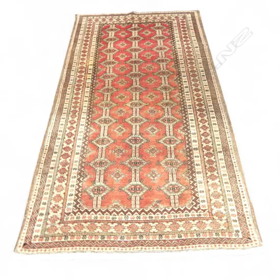 HAND KNOTTED WOOL PILE RUG 2020x1110mm