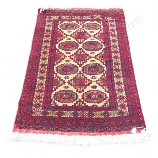 HAND KNOTTED WOOL PILE RUG 860x1300mm
