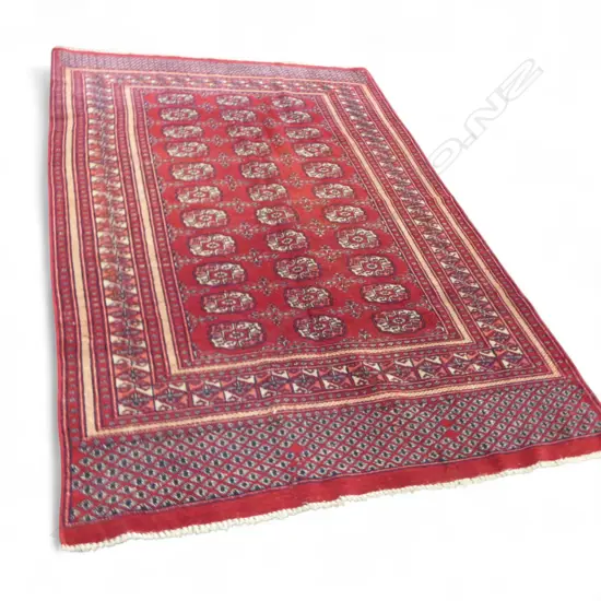 PERSIAN HAND KNOTTED TURKOMAN RUG 1800x1180mm