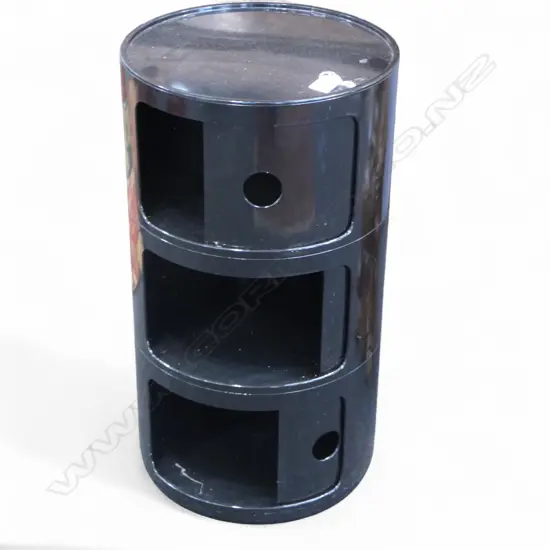 BLACK COMPONIBILI SIDE TABLE H.580mm