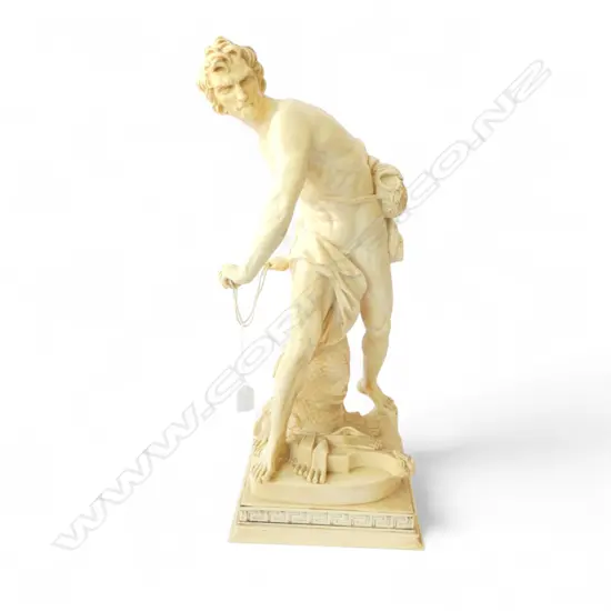 LG RESIGN ITALIAN 'A. SANTINI' CLASSICAL STYLE SCULPTURE H.600mm