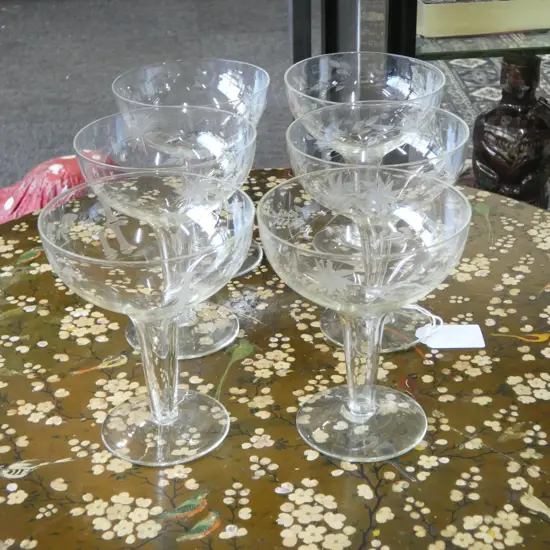6 HOLLOWSTEM CHAMPAGNE GLASSES H.115mm