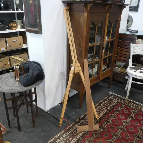 REEVES WOODEN EASEL + SET SQUARE L.875mm