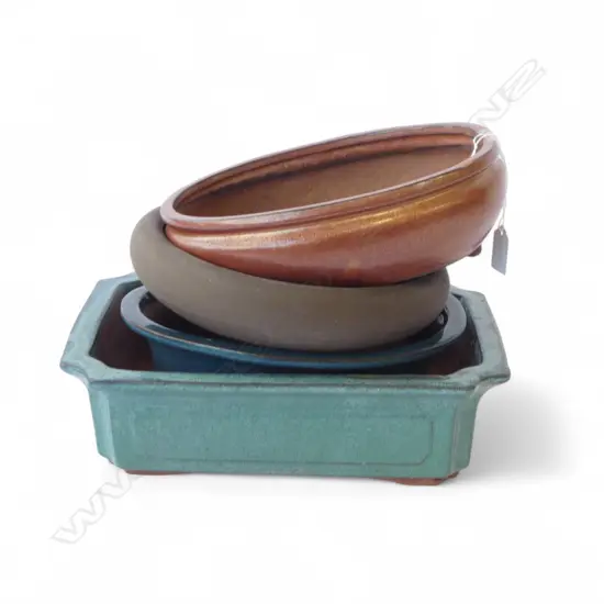 4 BONSAI PLANTERS W.330mm