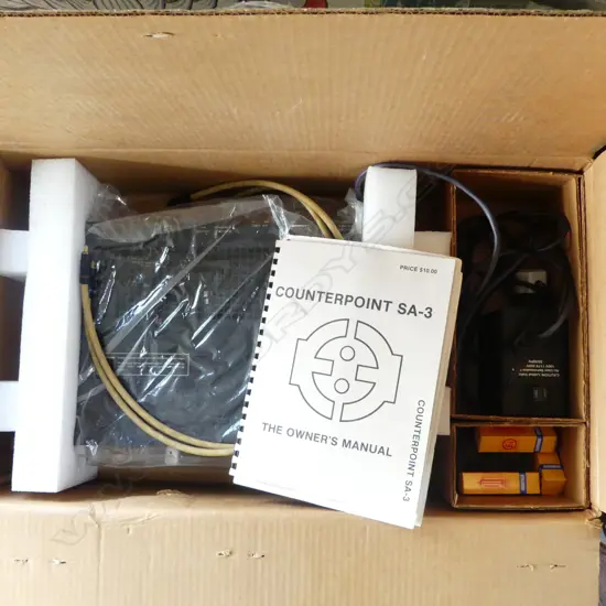 VINTAGE COUNTERPOINT SA-3.1 PREAMPLIFIER; Boxed with original owners manual