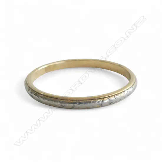 18CT GOLD BAND 1.62gms
