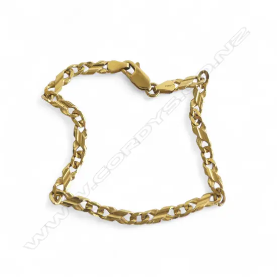 14CT BRACELET L.180mm 6.2gms