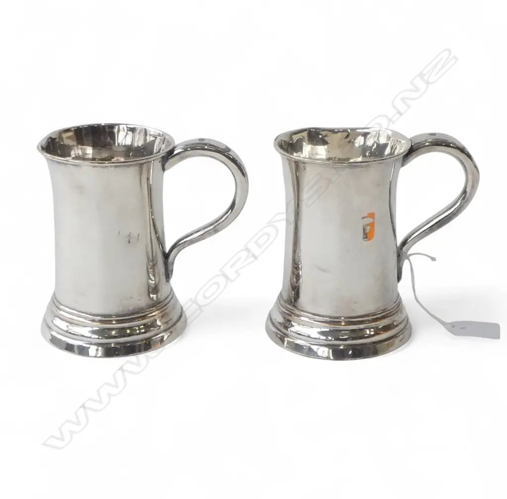 **RTV**  PR OLD SHEFFIELD BEER MUGS (1830) H.130mm FAULTED Image 1++