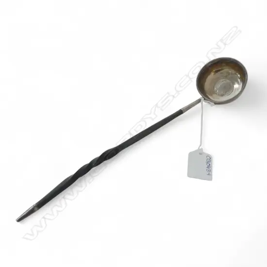 GEORGIAN SILVER TODDY LADLE L.290mm