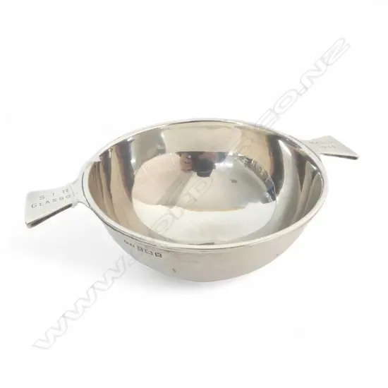 STG SILVER QUAICH B'HAM 1936 105mm dia 104gms