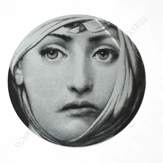 FORNASETTI PLATE #148, ORIGINAL BOX, Dia.260mm