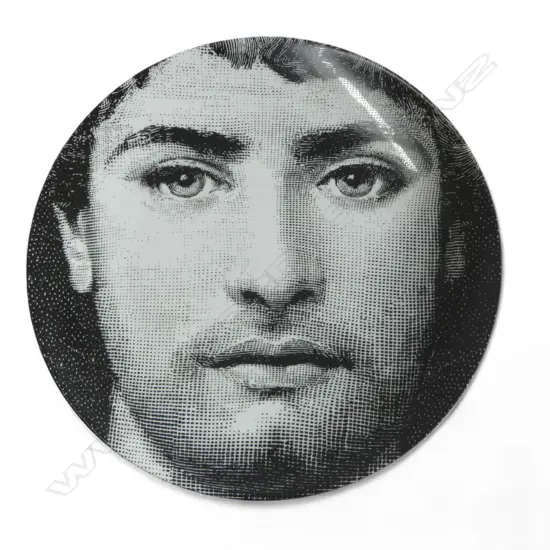 FORNASETTI PLATE #333, ORIGINAL BOX, Dia.260mm