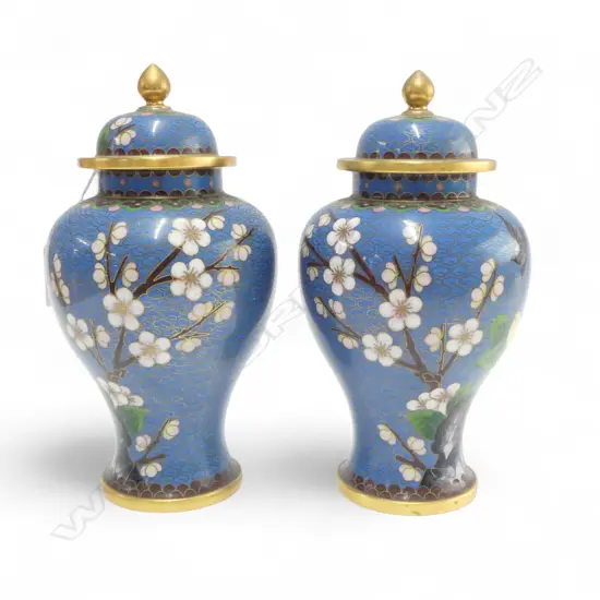 PR CLOISONNE VASES H.180mm