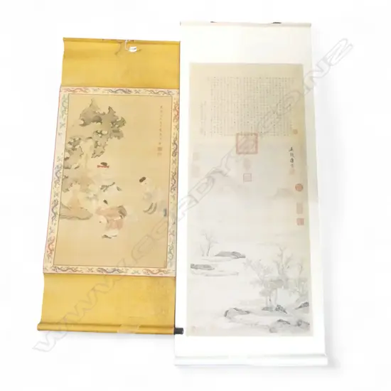 2 ORIENTAL SCROLLS