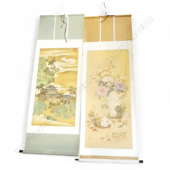 2 ORIENTAL SCROLLS 