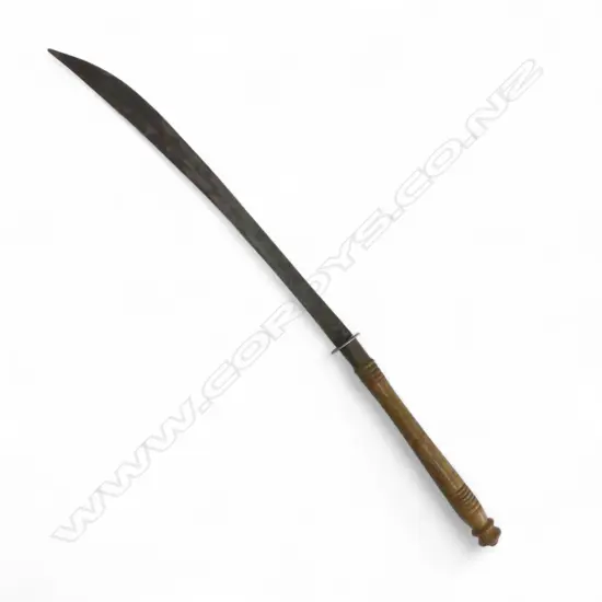 VINTAGE SWORD L.770mm with long wooden grip