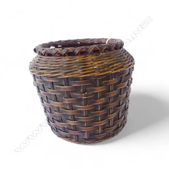 JAPANESE WICKER HANAKAGO BASKET H.160mm