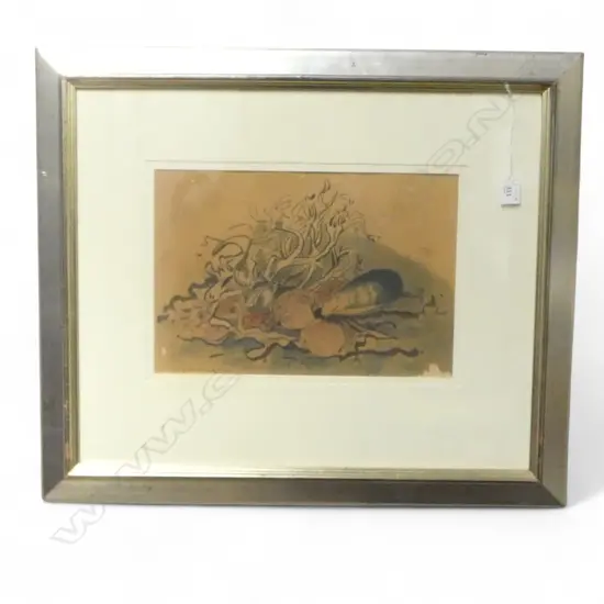 T. A. McCORMACK (1883-1973), STILL LIFE WITH MUSSELS & CLAMS, WC 250x370mm signed & dated '11