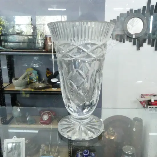 WATERFORD CRYSTAL VASE H.215mm