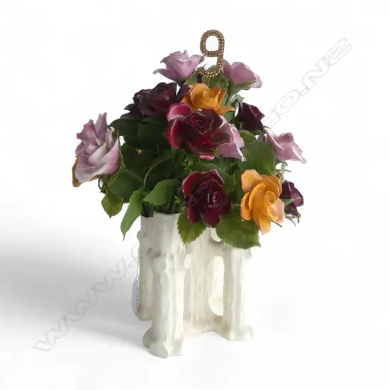 CHINA POSY VASE H.320mm some small chips