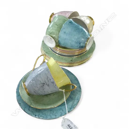 5 ROYAL ALBERT 'GOSSAMER' TRIOS + C/S