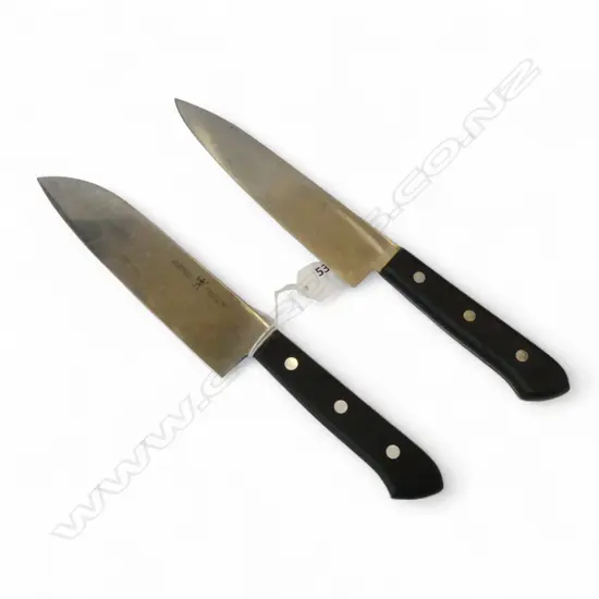 2 GERMAN CHEFS KNIVES L.300mm