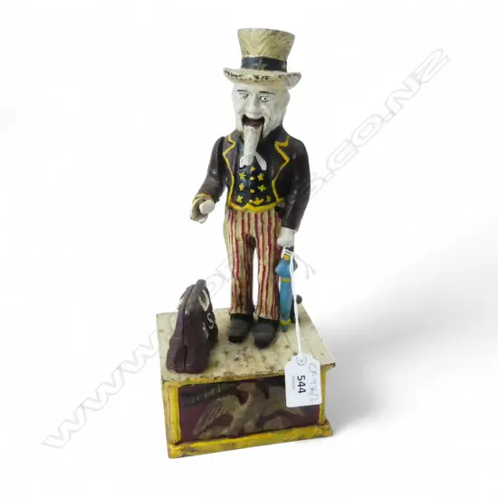 UNCLE SAM CAST IRON MONEY BOX H.280mm