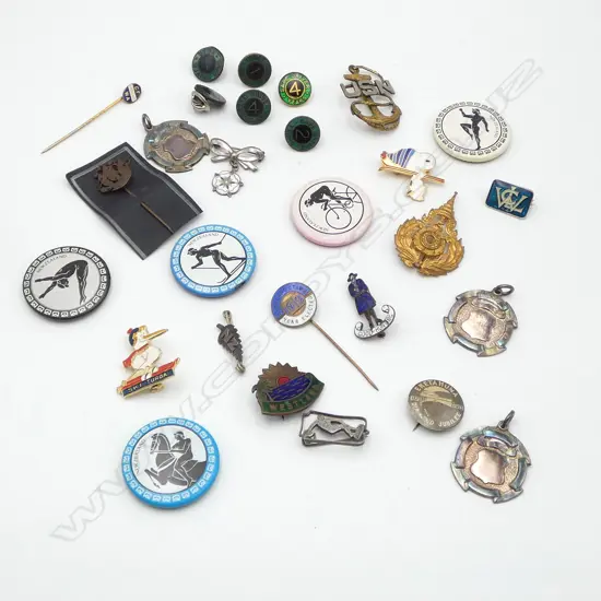 ASST. BADGES & CUFF LINKS  Incl. N.Z. POST etc