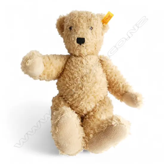 VINTAGE 'STEIFF' TEDDYBEAR, BUTTON & TAG IN EAR, H.300mm