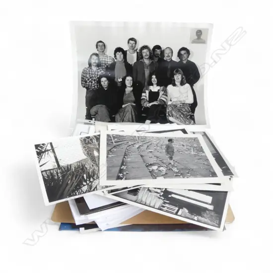 ASST. PHOTOGRAPH PRINTS EX WILLIAM MAIN COLLECTION; WELLINGTON 1970s, CONTACT SHEETS ETC