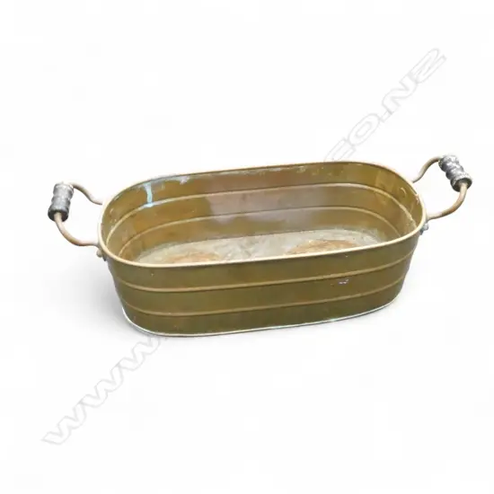 COPPER/BRASS TROUGH W.420mm