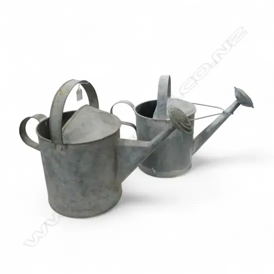 2 N.Z. MADE WATERING CANS H.360mm
