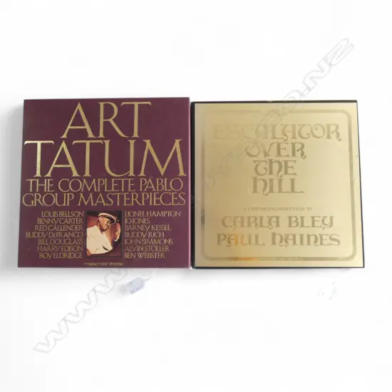 2 CD BOX SETS ART TATUM 6 CD  6PACD-4401-2 WITH ESCALATOR OVER THE HILL 2 C D JCOA 839 310-2