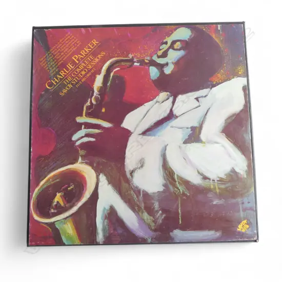 CHARLIE PARKER THE COMPLETE SAVOY STUDIO SESSIONS 5 LP BOX STE SAVOY 5500/2598 - SLIGHT DAMAGE TO BOX