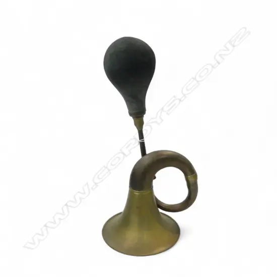 VINTAGE BRASS CAR HORN L.350mm