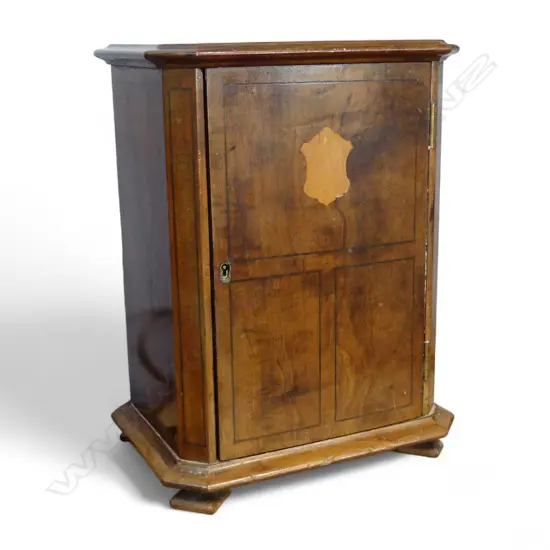 MINIATURE EDWARDIAN STATIONARY CABINET, 200 x 150 x 270mm (no key, not locked)