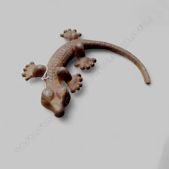 VINTAGE CAST IRON GECKO L.240mm