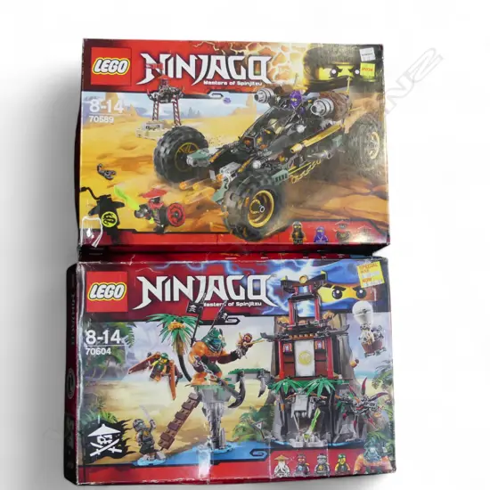 2 NINJAGO LEGO SETS incomplete?
