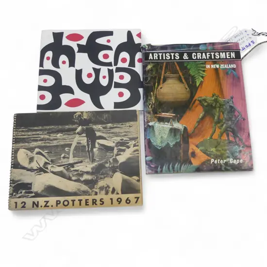 3 NZ POTTERY BOOKS; 12 POTTERS 1967, CARPAY, PETER CAPE