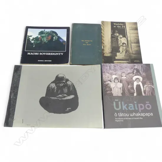 5 BOOKS, MAORI INTEREST