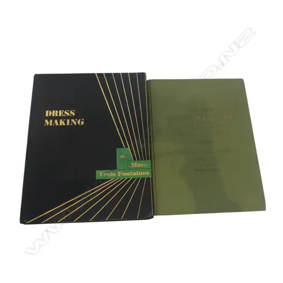 2 VINTAGE BOOKS ON DRESS MAKING 1920s-30s