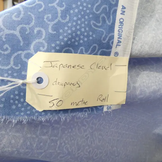 FABRIC BOLT; JAPANESE CLOUD, DRAPERY, 50M