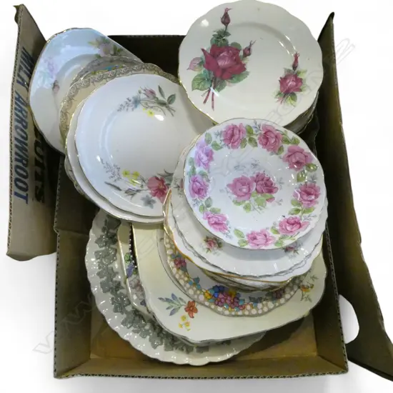 ASST. PAT. CHINA SAUCERS & PLATES Incl. ROYAL ALBERT, MASONS etc