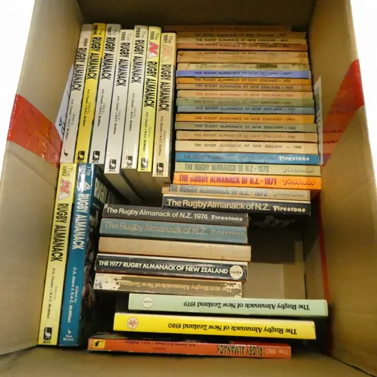 NZ RUGBY ALMANACKS 1940s-90s