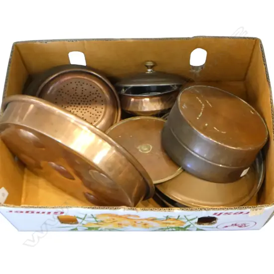 ASST. COPPER/METAL KITCHENWARE